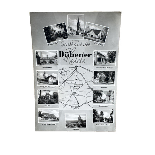Postkarte bad dünen heide - bad,
