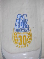 30 Jahre IBK Rostock  1948 - 1978  - DDR Bierglas Biertulpe ca. 0,2 l