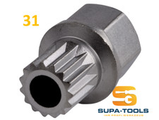 Radsicherung Felgenschloss BMW 31, 15 Kant 15 Zahn Schlüssel Nuss SUPA-Tools