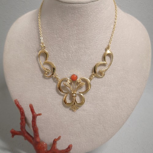 Korallenschmuck collier - korallenschmuck,