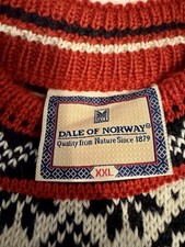 Seltener, Original Klassik, Dale of Norway Strickpullover aus Schurwolle In XXL!