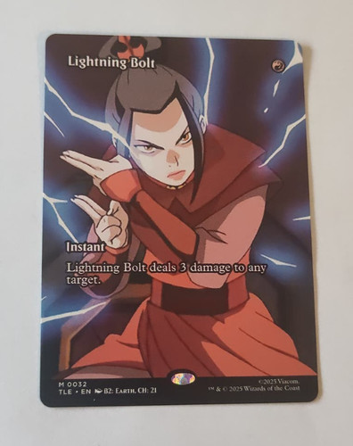 Mtg lightning bolt - lightning, (tle-0032)