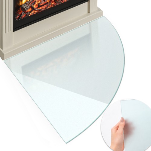 Kamin glasplatte satiniert - glasplatte,