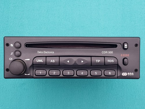 Delco cdr 500 opel radio - delco, cd