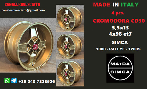 Alufelgen cromodora cd30 gold - cromodora,