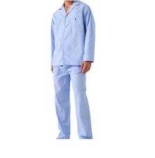 Polo Ralph Lauren Herren Pyjama Set Gingham - Hellblau XXL Neu