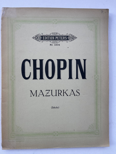 Noten chopin mazurkas - noten.,