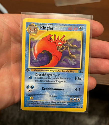 Pokémon tcg kingler - pokémon,
