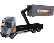 HORNBACH Brick Set Container Transport Truck Klemmbausteine 190x73x137 mm