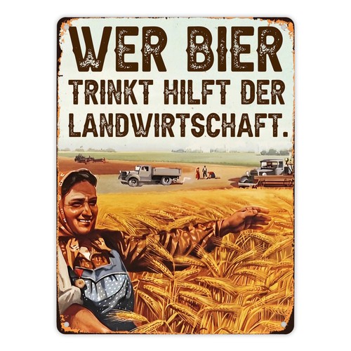 Wer bier trinkt hilft der - wer,