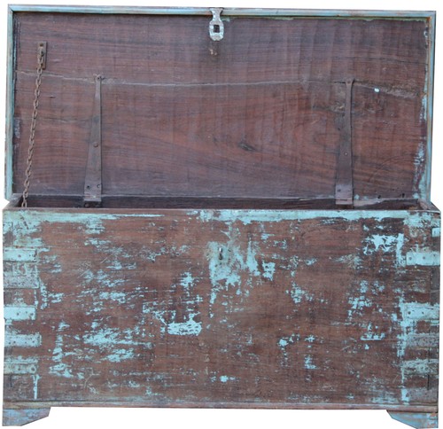 Holztruhe aus massivholz - holztruhe,