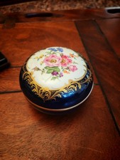 Meissen Deckeldose Kobaltblau