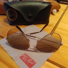 Ray Ban SONNENBRILLE GOLD BRAUN 