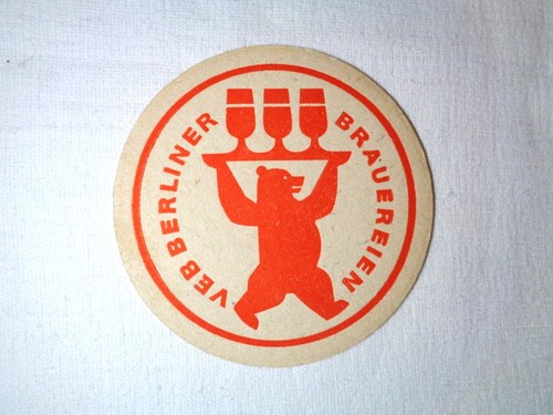 Bierdeckel bierfilz ddr veb - bierfilz,, ddr,
