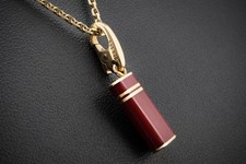 Cartier Charm Rarität Feuerzeug Anhänger mit Karabiner in 750er Gelbgold Schmuck