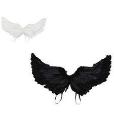 Erwachsene Kinder Halloween-Requisiten Festivals Angel Federflügel Maskerade
