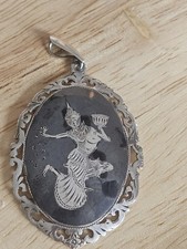Vintage Siam Niello Anhänger