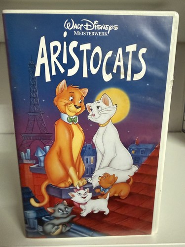 Vhs aristocats walt disney - -,