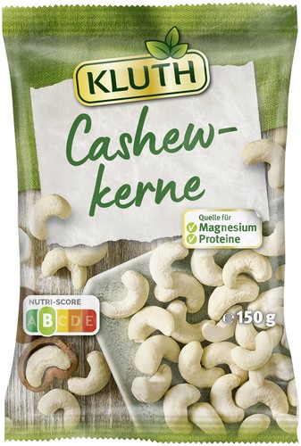 Kluth cashewkerne 150g - kluth,