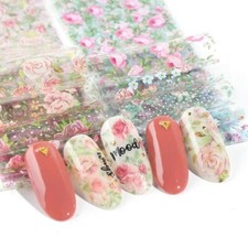 10 Transferfolien Blume