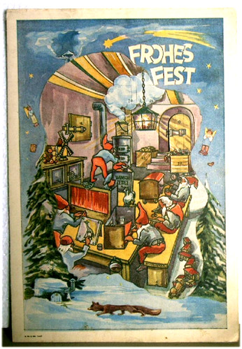 Alter adventskalender frohes - adventskalender, "frohes