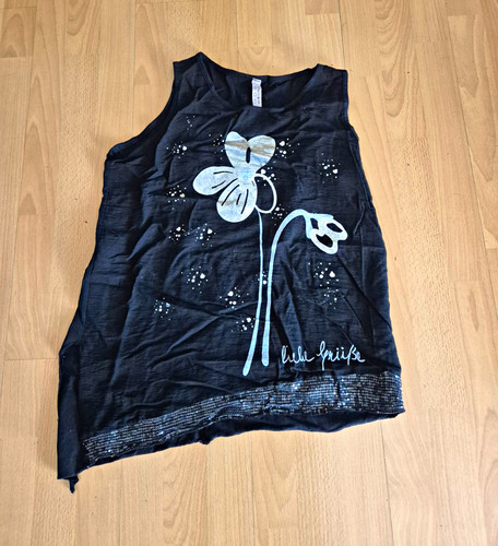 Damen top schwarz - top,