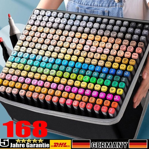 168 farben marker stifte - marker,