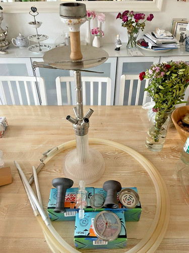 Großes shisha set mit - großes, shisha-set