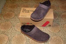 Hausschuh, Haflinger Lammfellclog Snowbird braun Größe 44