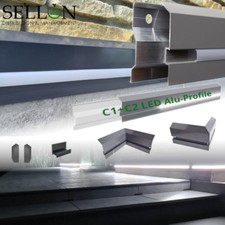 Sockelprofil LED Alu-Wandprofil Terrassen-Abschlussprofil belüftete Böden RAL