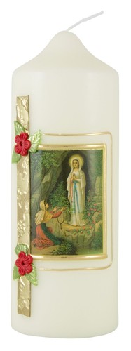 Marienkerze lourdes madonna - marienkerze,