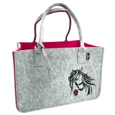 Filz Einkaufstasche HORSE