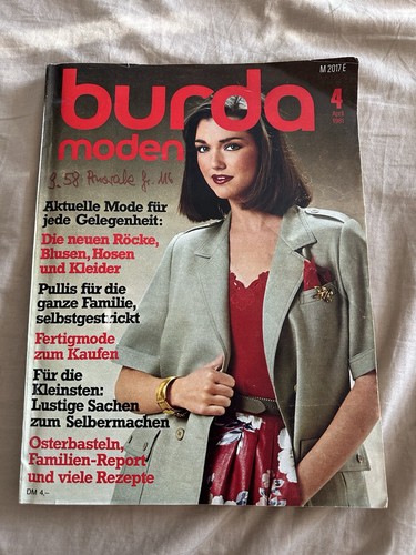 Burda moden 1981 - burda, april