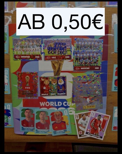 Panini 2026 sticker 600 - wm, 600+