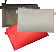 3 x Banktasche schwarz rot