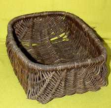 alter Weidenkorb aus den 1930er Jahren Handarbeit Obstkorb antik