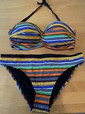 Bandeau-Bikini Marke: Bruno Banani, Gr. 42, Bügelbikini