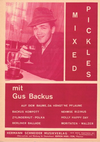 Gus backus seltene noten - gus,