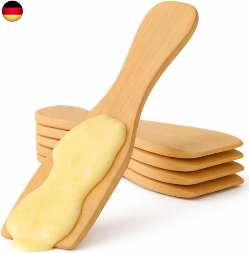 10x raclette schaber - 10x, holz