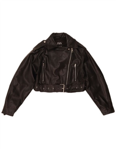 Zara damen crop kunstleder - crop,