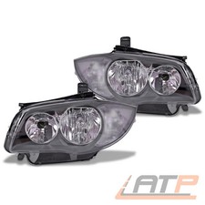 2x SCHEINWERFER SCHWARZ H7 HALOGEN SET FÜR BMW 1-ER E81 E82 E87 E88 BIS BJ 2009