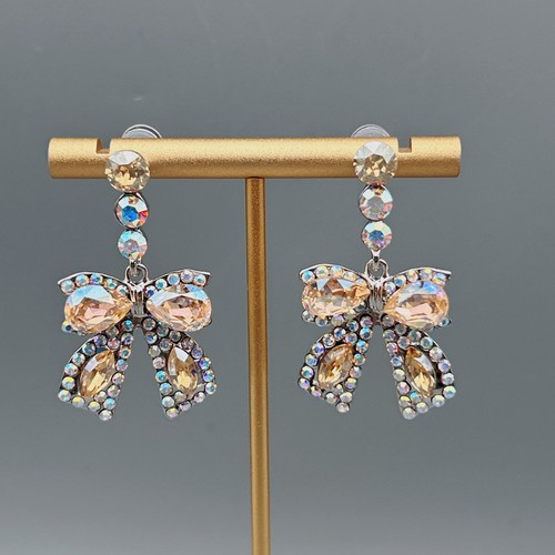 Elegante schleife ohrringe mit - elegante,