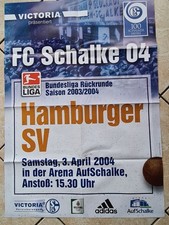 Plakat schalke hamburger sv - schalke,
