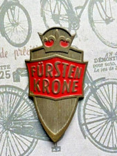 Fahrrad- Schutzblech- Emblem- Steuerkopfschild | Fürstenkrone Steinhagen 1960