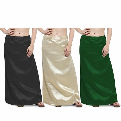 3xsatin seide damen petticoat - damen,