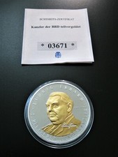 Medaille  "Ludwig Erhard"  PP
