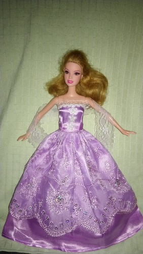 Barbie kleid prinzessin lila - prinzessin,