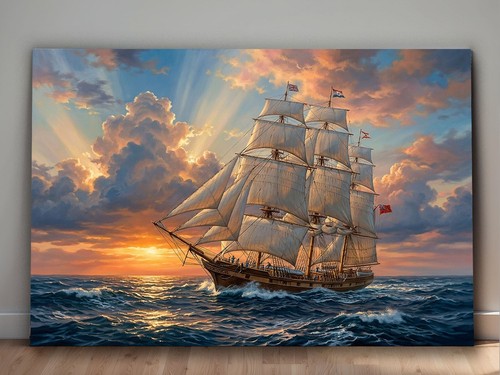 Segelschiff leinwandbild - segelschiff,