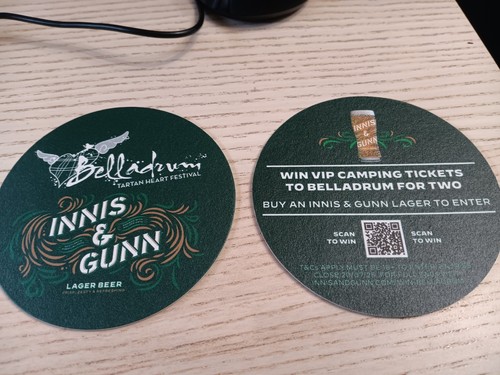Brandneu rar bierdeckel - &,