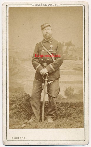 Foto cdv soldat frankreich - foto,